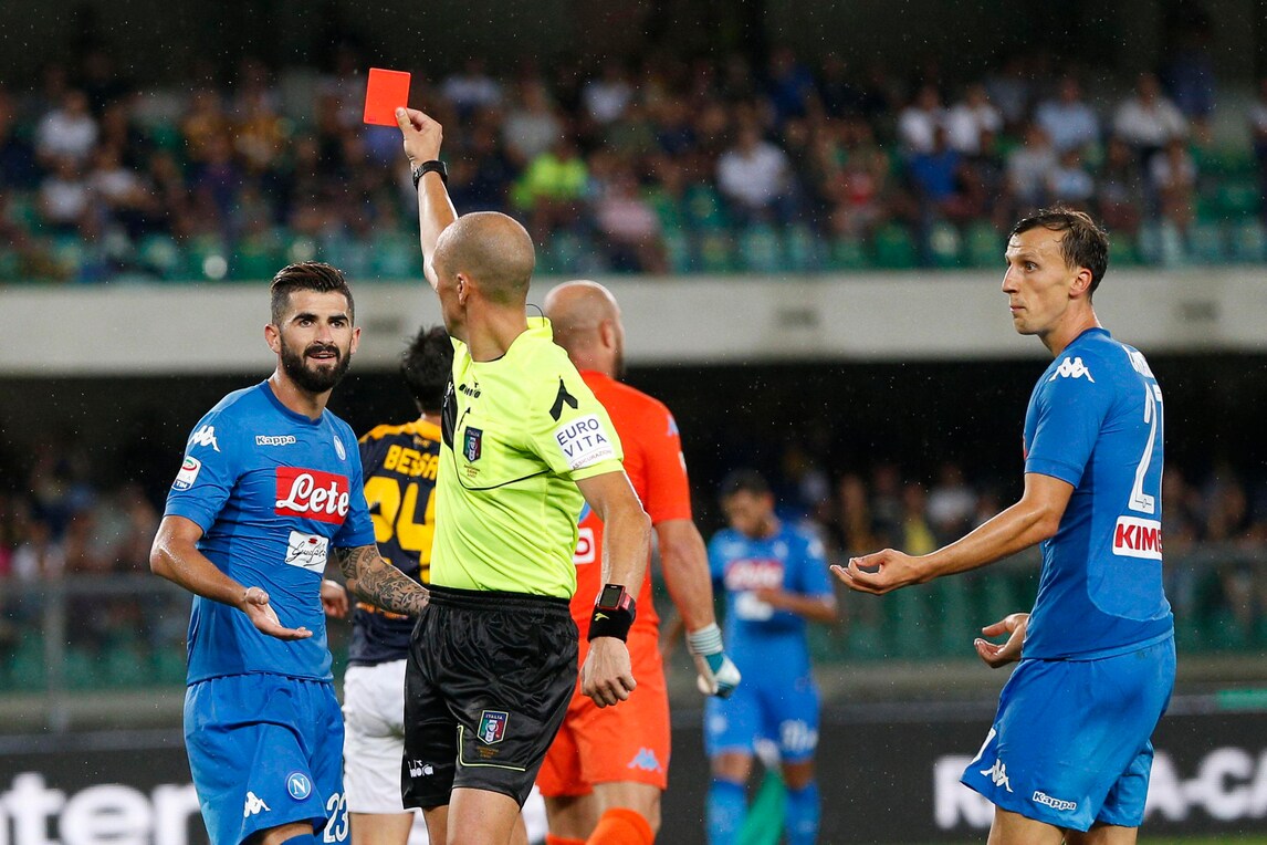 Serie A, gli squalificati: stop Hysaj e Ceccherini. Maxi multa al Verona