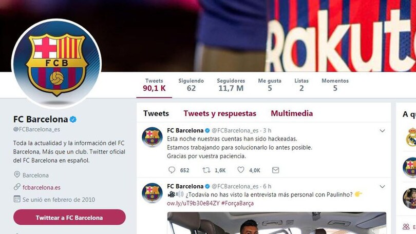 Il Barcellona annuncia Di Maria. Ma è un attacco hacker