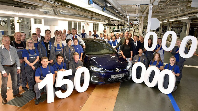 Volkswagen raggiunge 150 milioni di auto prodotte