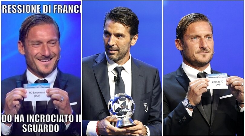 Buffon-Totti, show a Montecarlo. Ma ride Gigi