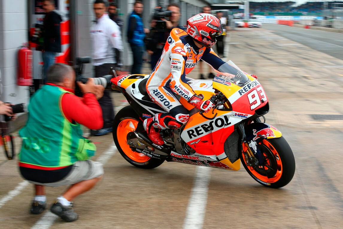 MotoGp Honda, Marquez: «Giro non perfetto ma sono davanti»
