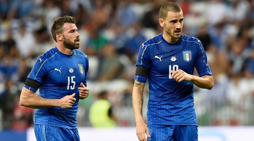 Nazionale, i convocati di Ventura: Buffon, Barzagli e Chiellini ritrovano Bonucci