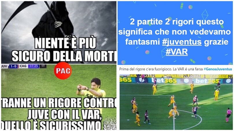 Genoa-Juventus, "chi la Var l'aspetti!": social impazziti