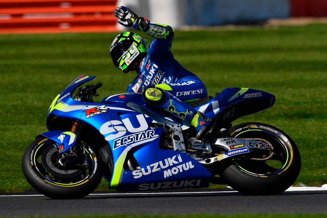 MotoGp Silverstone: Iannone vola nel Warm Up
