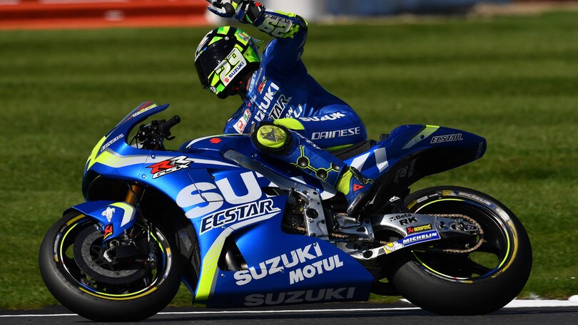 MotoGp Silverstone: Iannone vola nel Warm Up