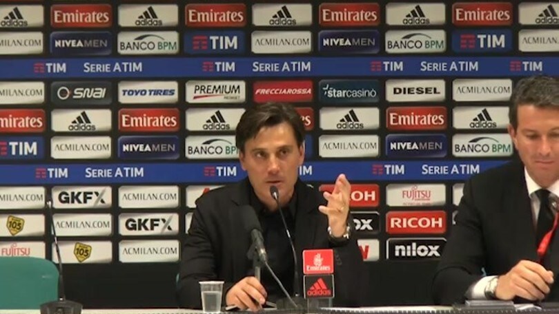 Montella: "Soddisfatto di questo Milan"