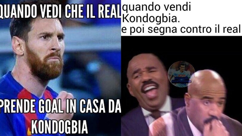 Kondogbia-Valencia, esordio e gol al Real Madrid: il web non perdona gli interisti