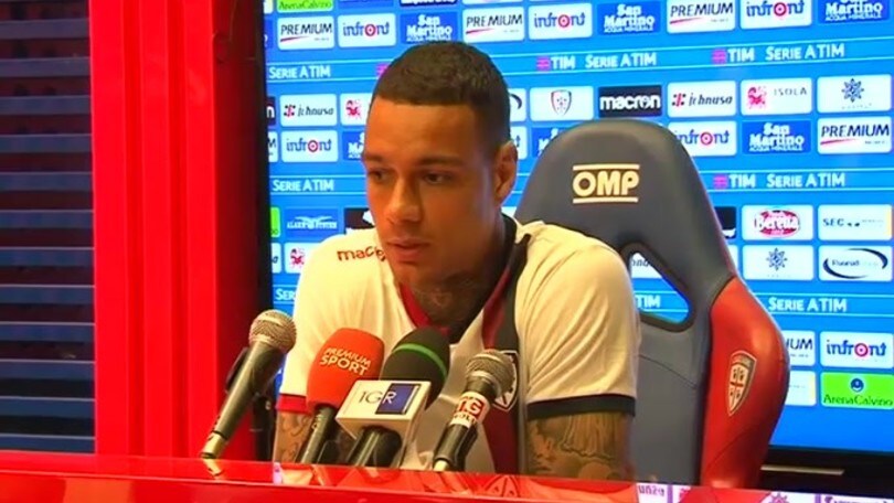 Van Der Wiel: "Felice di essere al Cagliari"