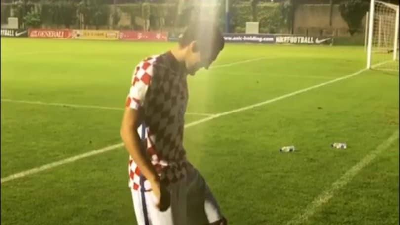 Croazia, freestyle nel ritiro con Kovacic e Modric