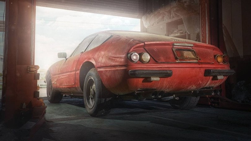 Ferrari Daytona, dal fienile all'asta milionaria