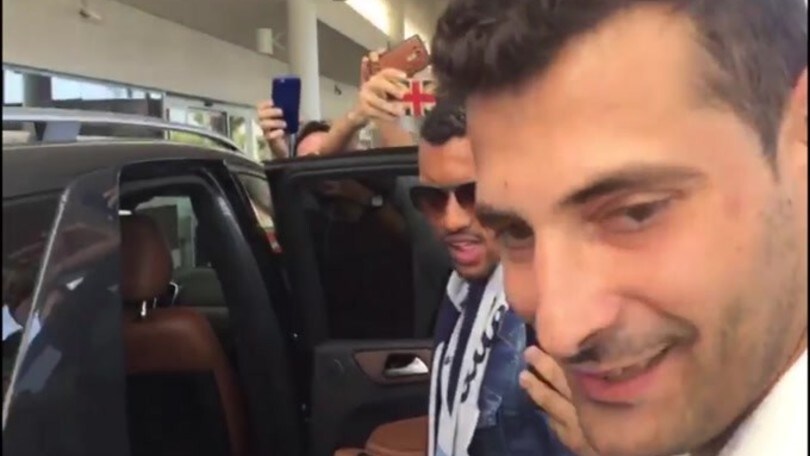 Lazio: Nani accolto dai tifosi biancocelesti