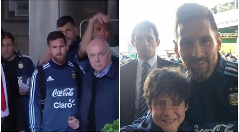 Baby tifoso allontanato dalla sicurezza, ma Messi torna indietro per un selfie