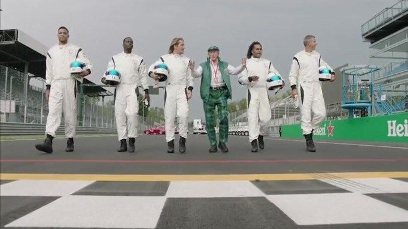 I piloti di F1 sfidano i calciatori sui kart al GP di Monza