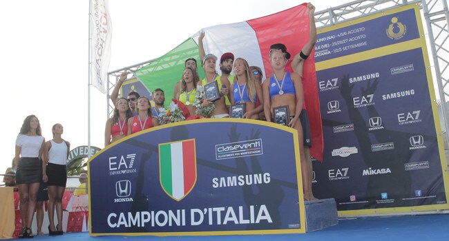 Lupo-Nicolai e Giombini-Zuccarelli campioni d'Italia 2017