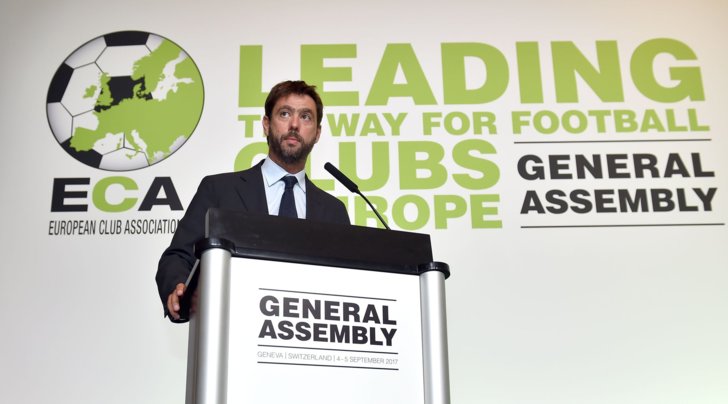 Juventus, Andrea Agnelli eletto presidente dell'Eca