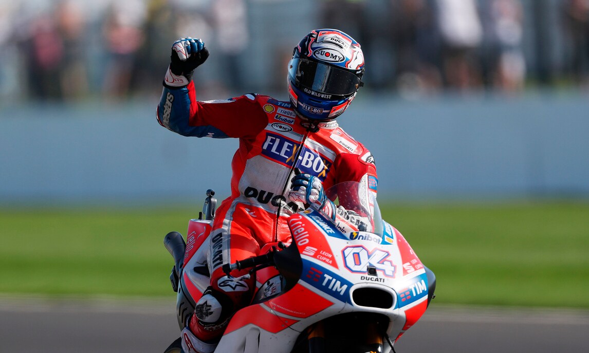 MotoGp Ducati, Dovizioso: «Bello arrivare a Misano da leader»