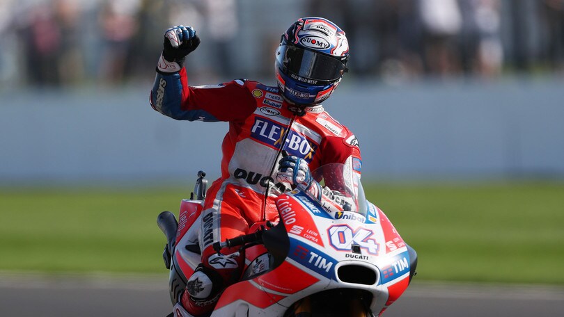 MotoGp Ducati, Dovizioso: «Bello arrivare a Misano da leader»
