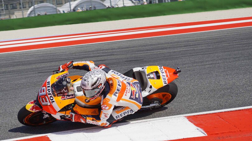 MotoGp San Marino, Marquez: «Mi sento bene in pista»