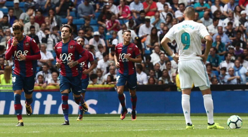 Liga, Real Madrid-Levante 1-1: brutto pari, e Zidane perde Benzema