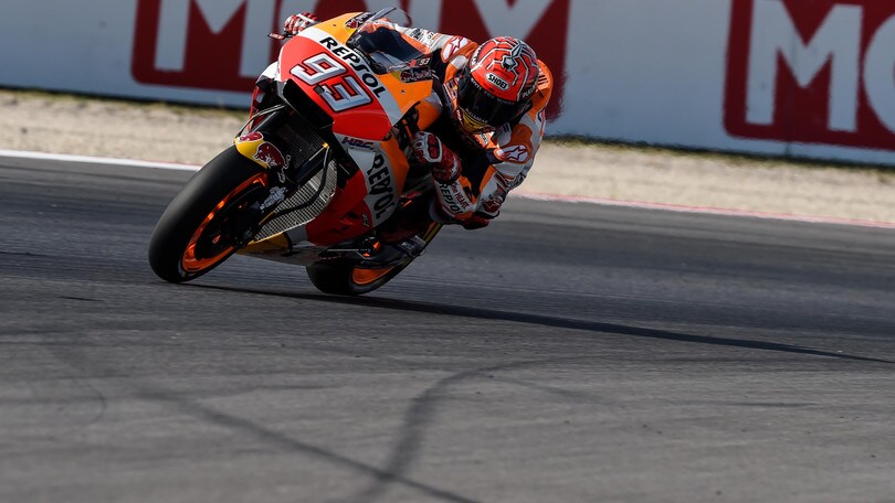 MotoGp San Marino, Marquez: «Buon passo, sono contento»
