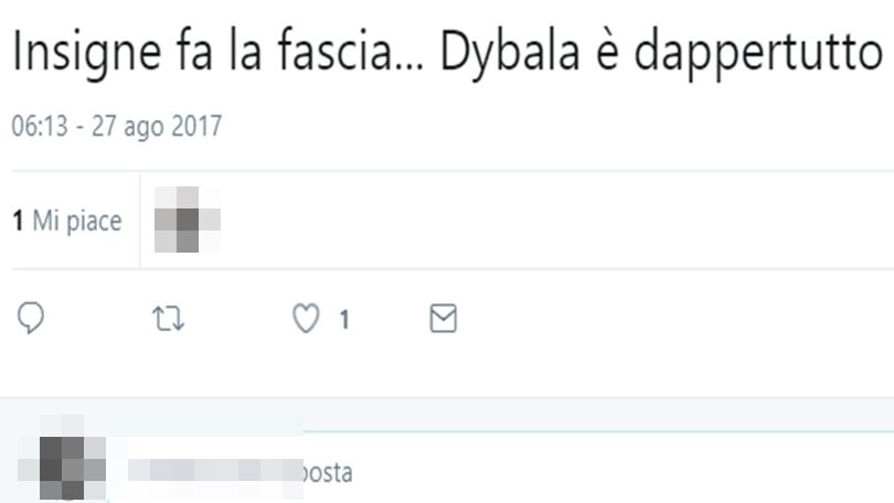 Dybala, juventini scatenati sui social: «Fenomeno Insigne? Guardate la Joya»