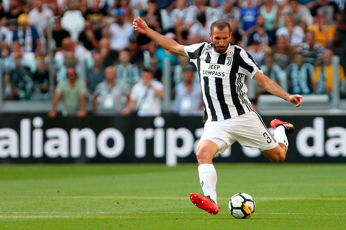 Juventus, domani la partenza per Barcellona. Chiellini in gruppo