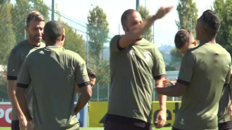 Vinovo, l'ultimo allenamento prima del Barcellona