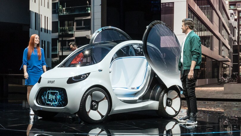 Smart al Salone di Francoforte: dal 2022 solo auto elettriche