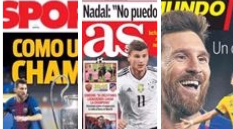 Barcellona-Juventus, la rassegna stampa dei quotidiani sportivi spagnoli