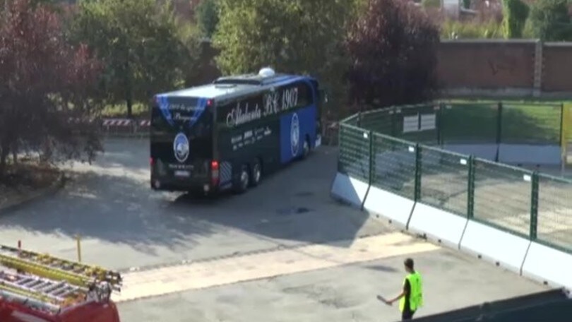 Europa League, l'Atalanta arriva allo stadio