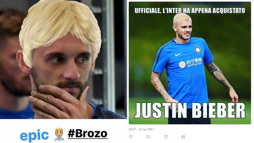 Icardi cambia look. E il web se la ride