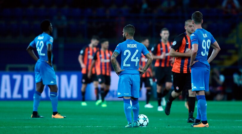 Champions, Shakhtar-Napoli 2-1: non basta Milik, pesa un errore di Reina