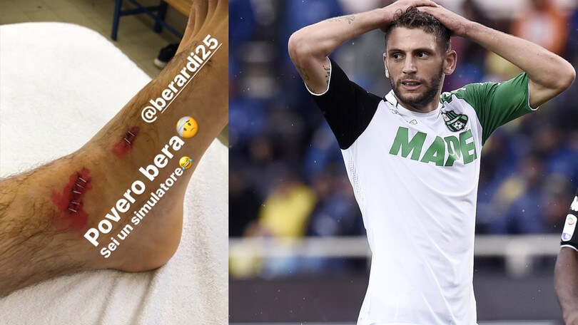 Serie A Sassuolo, Berardi ko: a rischio la sfida con la Juventus
