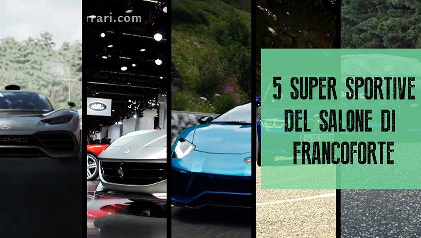 Le cinque supersportive del Salone di Francoforte