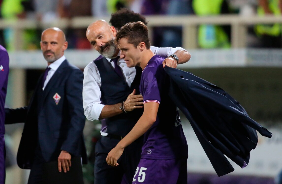 Serie A Fiorentina, Pioli: «Chiesa? Forte, ma può ancora migliorare»
