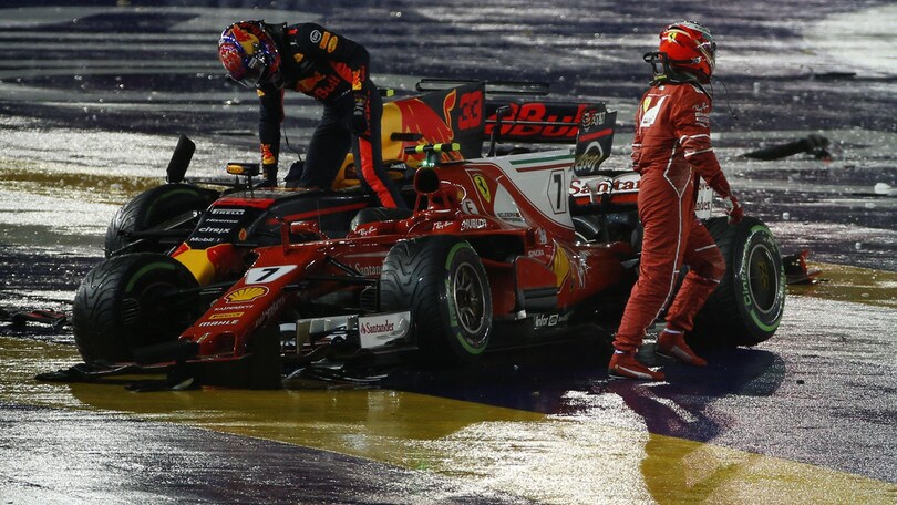 F1 Gp Singapore, Verstappen: «Sono contento che si sono ritirati anche loro»