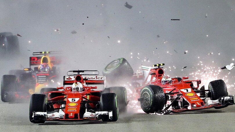 F1 Gp Singapore, Raikkonen: «Pagato caro, chiedete a Verstappen...»