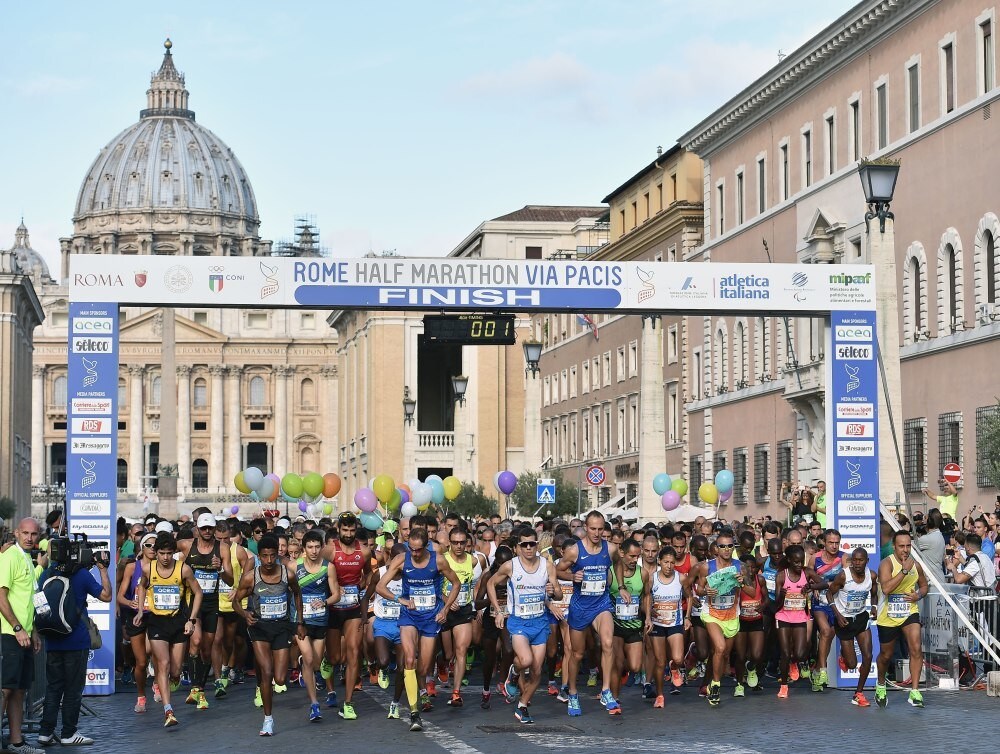 Roma Half Marathon Via Pacis, una corsa e un messaggio di pace al mondo