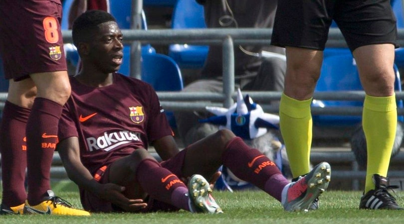 Barcellona, Dembelé resterà fuori quattro mesi