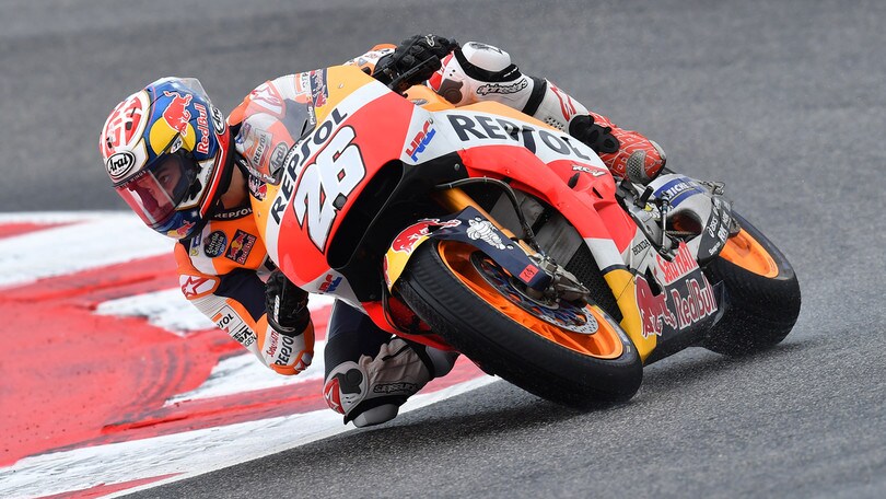 MotoGp, Aragon: Pedrosa più veloce, Rossi 20°