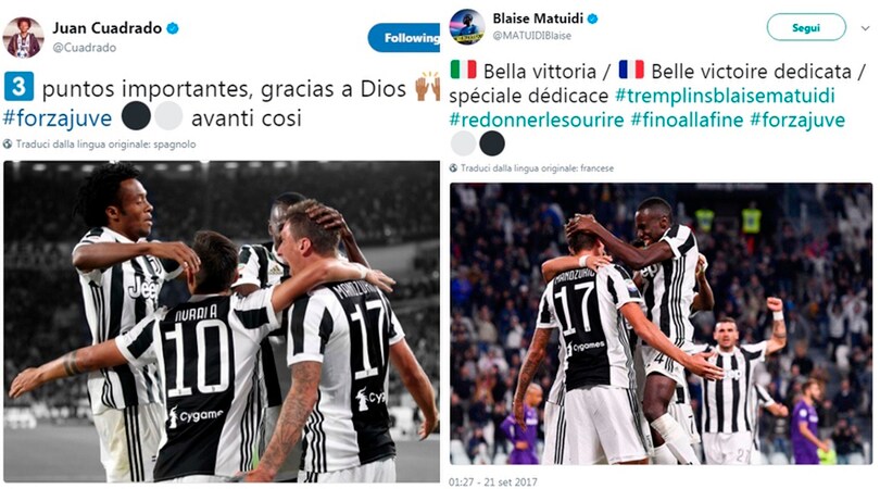 Juventus, tutte le reazioni social. Matuidi si esalta: «Bella vittoria»