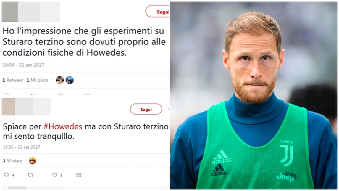 Juventus, Höwedes ko. I tifosi: «Come giochiamo in Champions?»