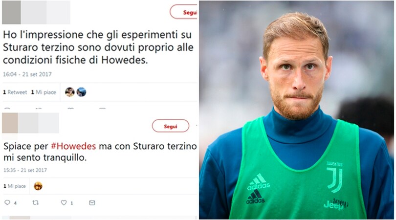 Juventus, Höwedes ko. I tifosi: «Come giochiamo in Champions?»