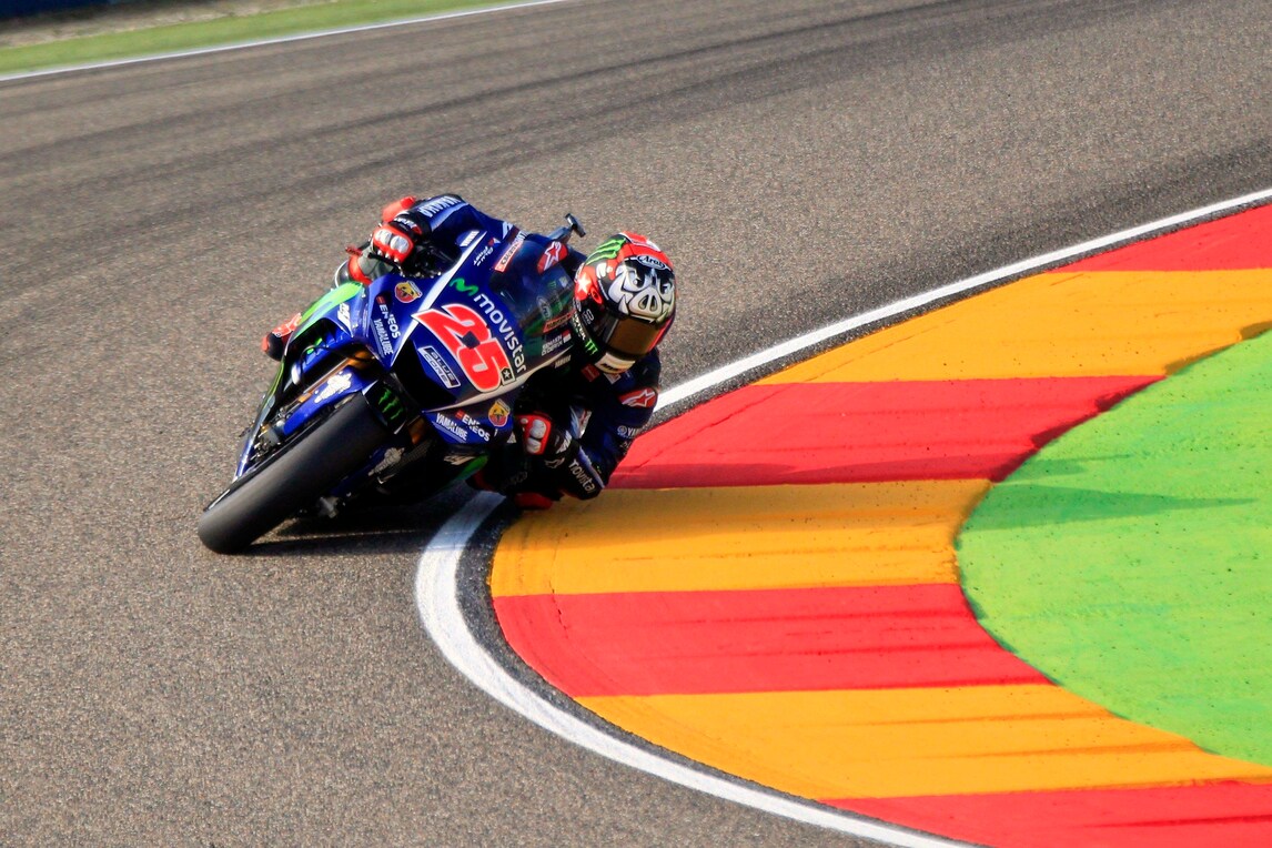 Motogp Aragon, Vinales avanti nelle ultime libere