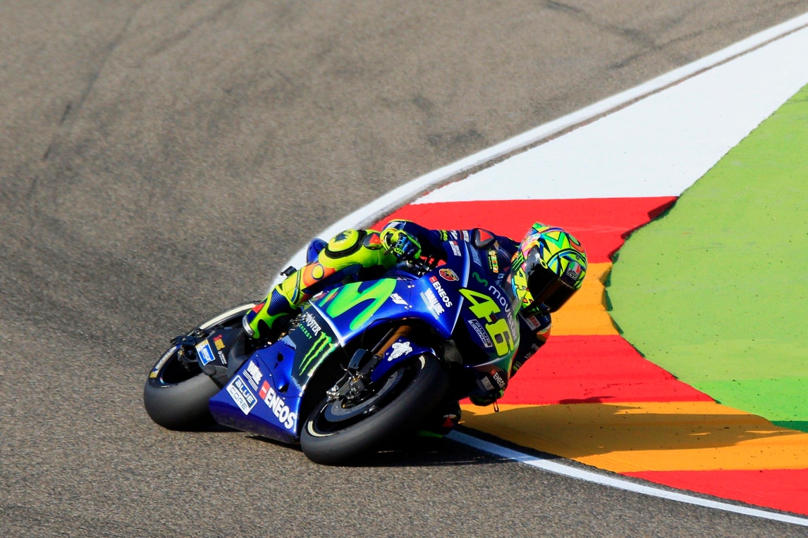 MotoGp, Aragon: Rossi vola, il colpo a 7,50