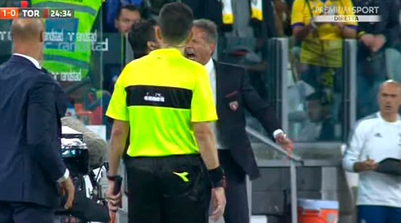 Juventus-Torino, rabbia Mihajlovic dopo il rosso a Baselli