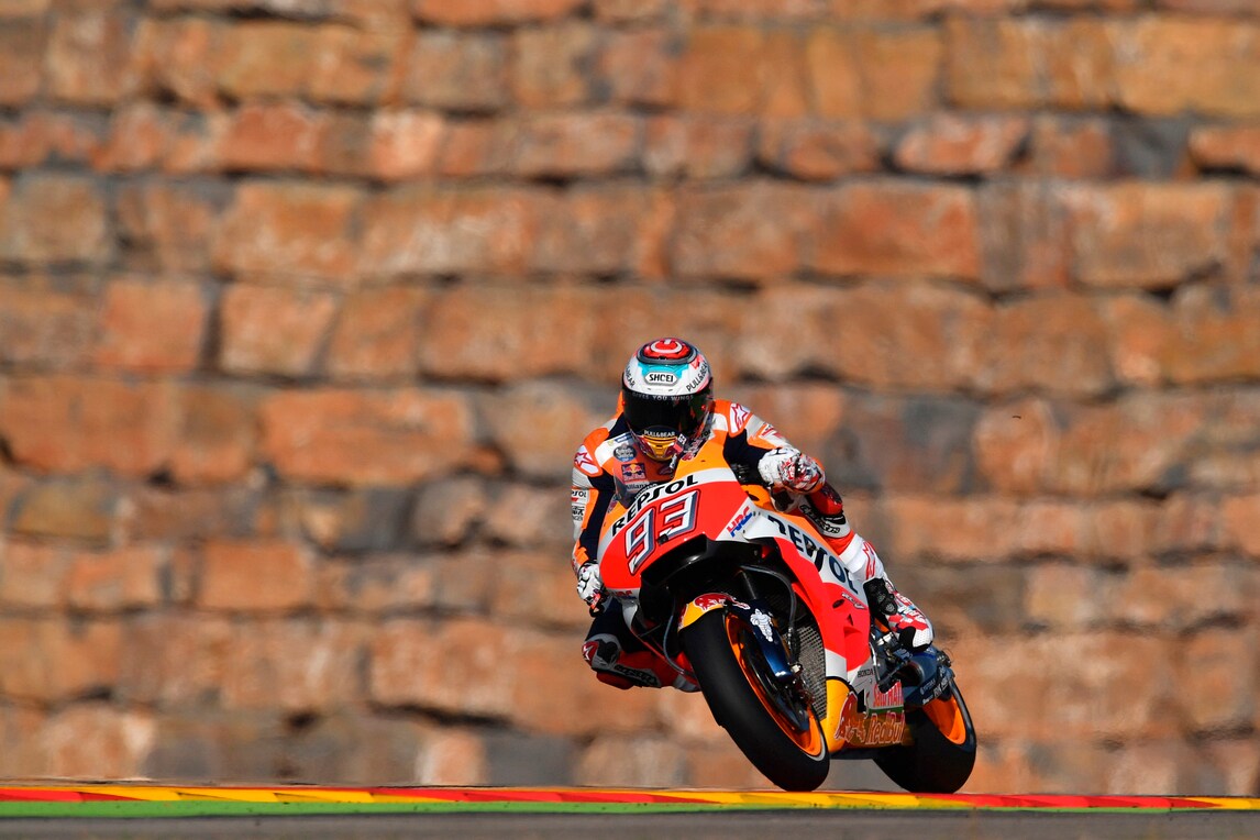 MotoGp Aragon: vince Marquez, quinto Rossi