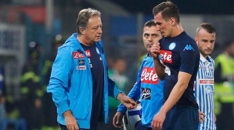 Napoli, Milik operato: in campo a febbraio