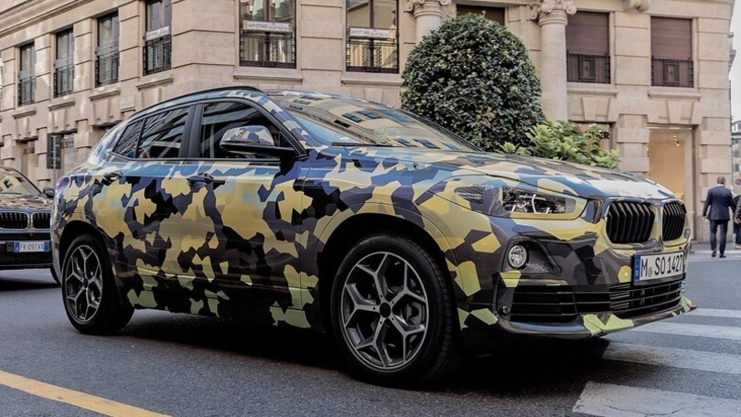 BMW X2, il prototipo sfila alla Settimana della Moda
