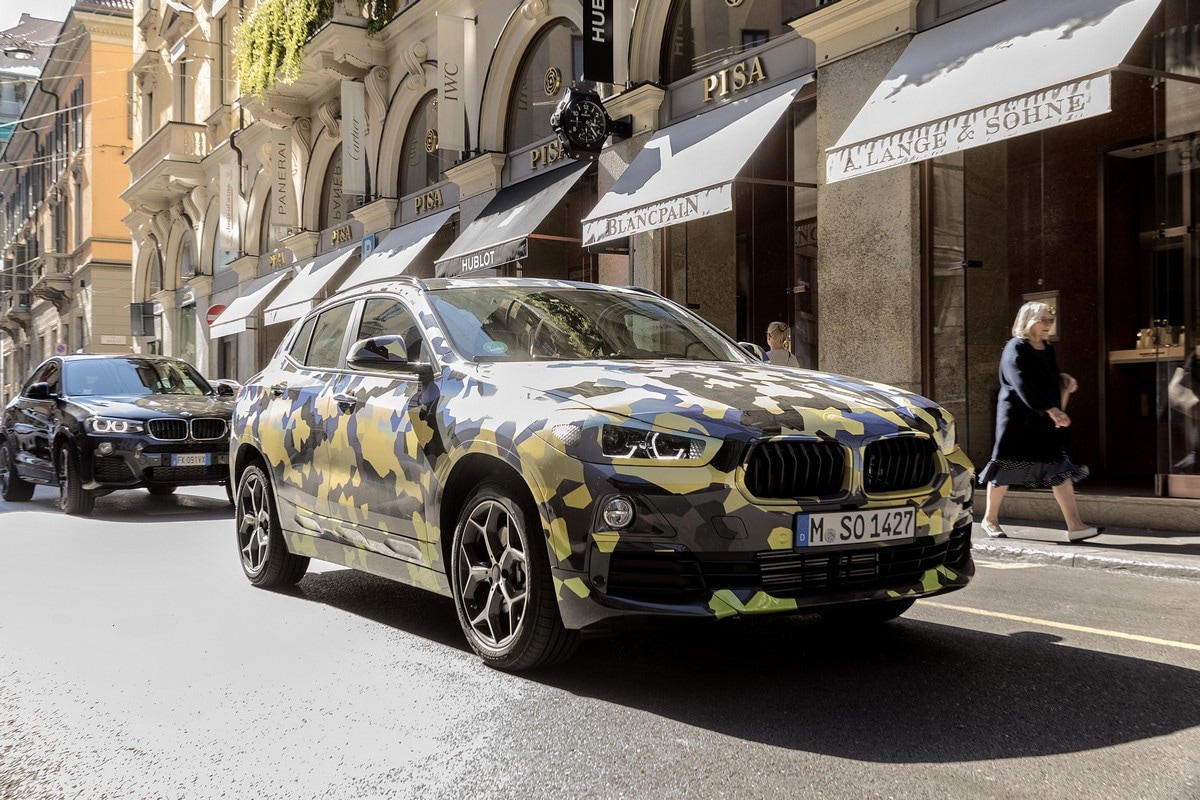 Bmw X2, prima del debutto il Suv alla settimana della moda